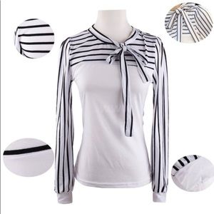 Black and white shirt